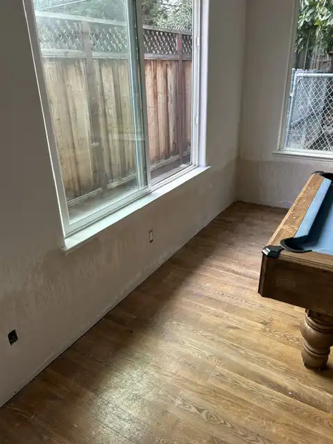 Small drywall repair & matching skip trowel texture 2026 project photo